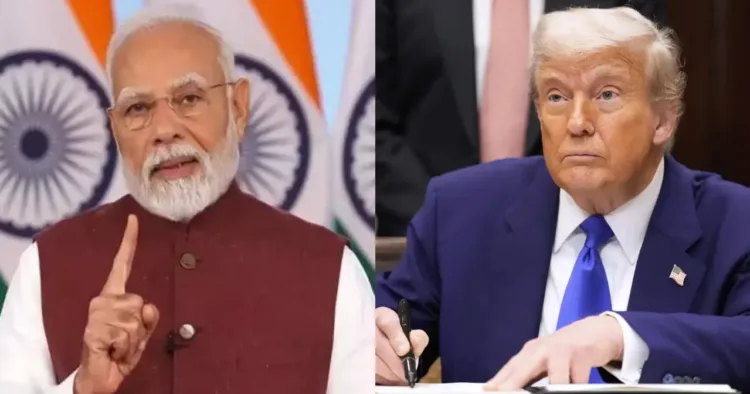 प्रधानमंत्री नरेंद मोदी और अमेरिका के राष्ट्रपति डोनाल्ड ट्रंप