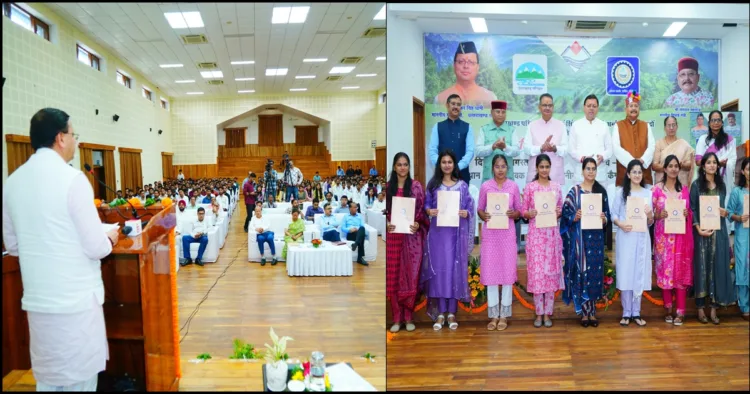 Uttarakhand CM Pushkar Singh Dhami Niyukti Patra