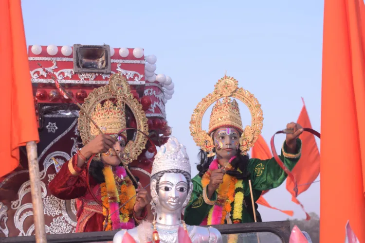 दारानगर की रामलीला का एक दृश्य