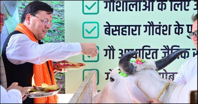CM Dhami ordered to take action against Cow slaughter
