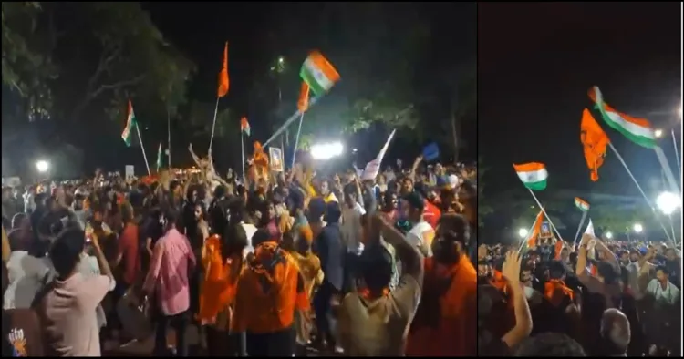 Hyderabad HCU student union election ABVP clean sweap