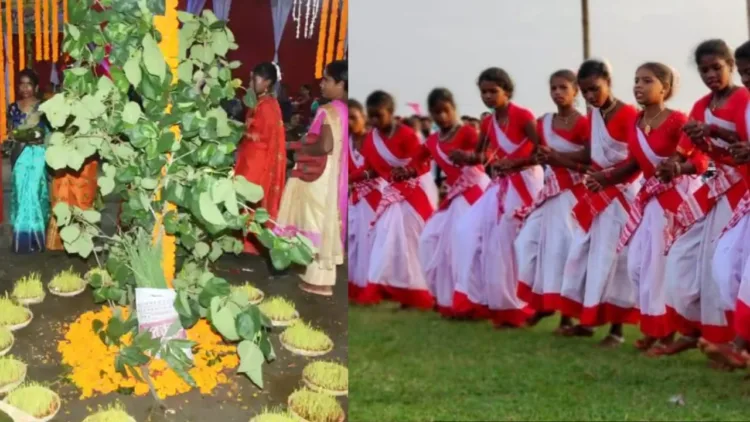 पारंपरिक नृत्य करती हुईं लड़कियां