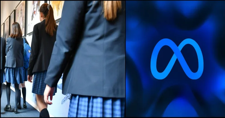 Meta Uses UK School girl photo for ads