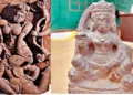 महिषासुरमर्दिनी or कश्मीर से प्राप्त दुर्गा की सातवीं सदी की प्रतिमा