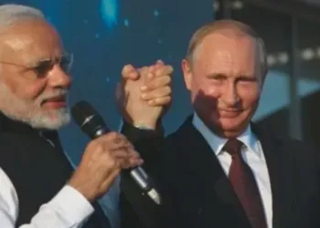 नरेंद्र मोदी और व्लादिमीर पुतिन
