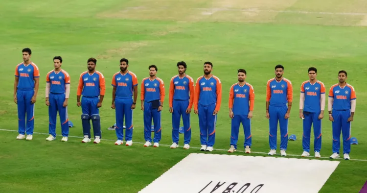 एशिया कप में दुबई के स्टेडियम में टीम इंडिया