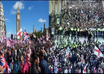 UK far right rally