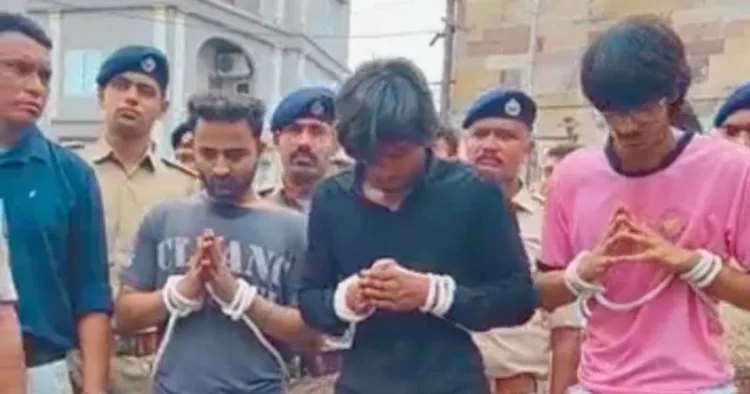 गणेश प्रतिमा पर पत्थर और अंडे फेंकने वाले आरोपी गिरफ्तार