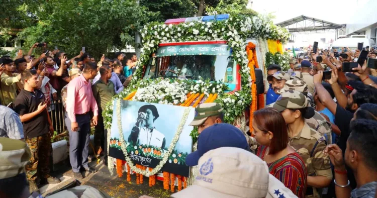 जुबीन गर्ग का सिंगापुर में आकस्मिक निधन।