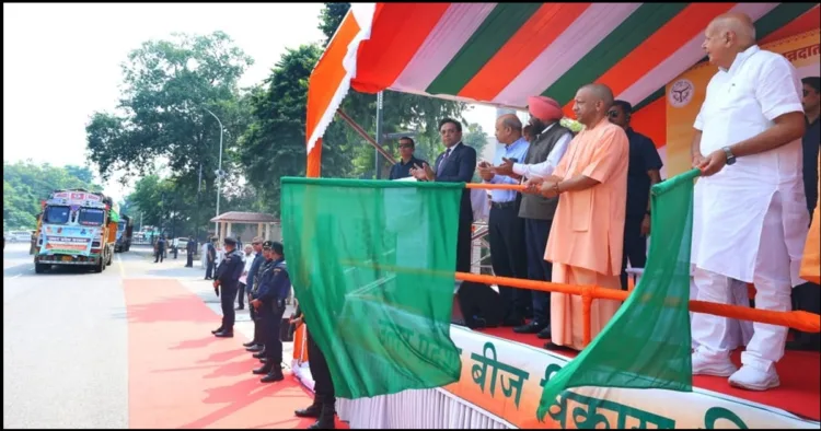1000 Kwintal wheat sends to punjab