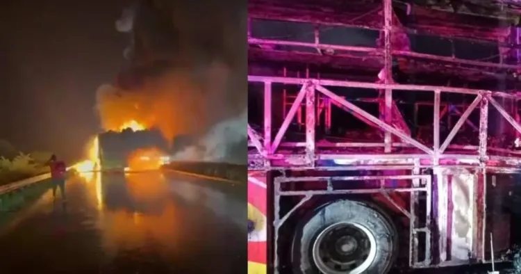 Aandhra pradesh bus Accident