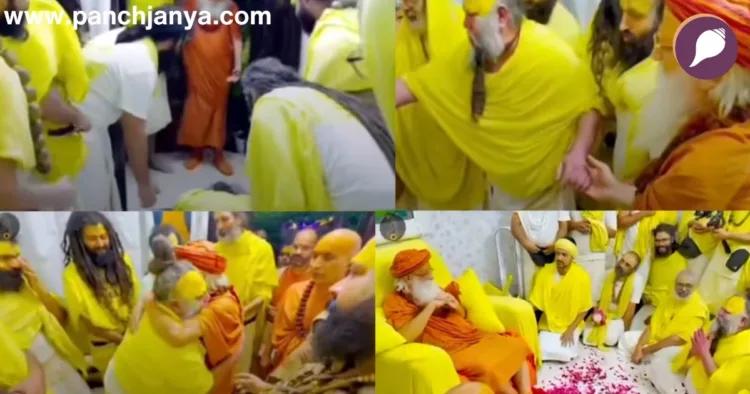 वृंदावन में बाबा प्रेमानंद महाराज और गुरु शरणानंद का भावुक मिलन
