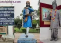 बढख़ालसा गुरुद्वारा और स्मारक स्थल . दादा कुशाल सिंह दहिया की आदमकद प्रतिमा