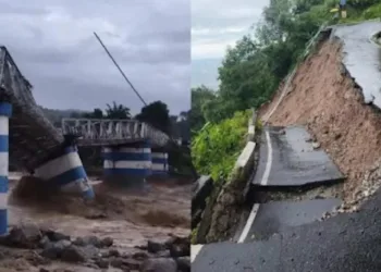 Darjiling Heavy Rain Flood Sikkim connection cut