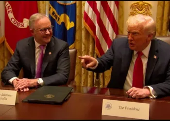 Donald trump and Kevin rudd
