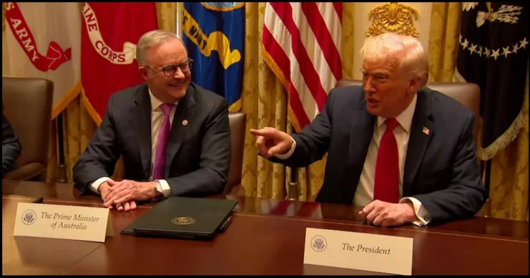 Donald trump and Kevin rudd