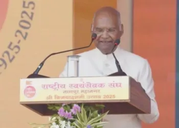 RSS के कार्यक्रम में पूर्व राष्ट्रपति रामनाथ कोविंद