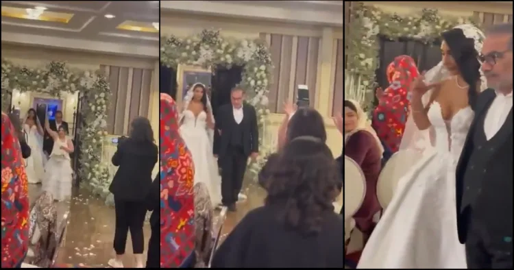 Iran Ali Shamkhani strepless wedding amid Sharia hijab row