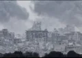 Israel bombarded gaza