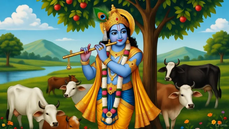 भगवान श्रीकृष्ण।