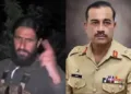 कमांडर काजिम पर पाकिस्तानी सरकार ने 10 करोड़ रुपये का इनाम घोषित कर रखा है। इसी आतंकी सरगना ने असीम मुनीर (दाएं) को चुनौती दी है