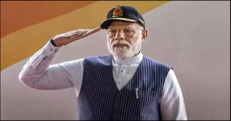 PM Modi Diwali on INS Vikrant