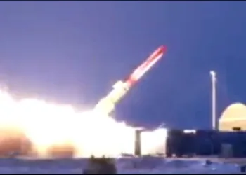 Russia Burevetsnik missile test