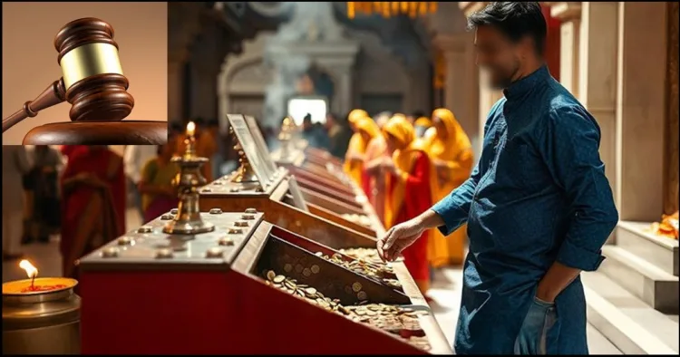 Temple donation is for god not for goverment