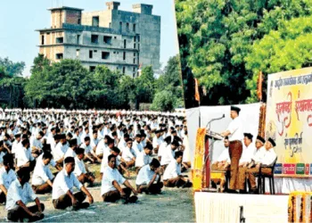 स्वयंसेवकों को संबोधित करते हुए श्री आलोक कुमार