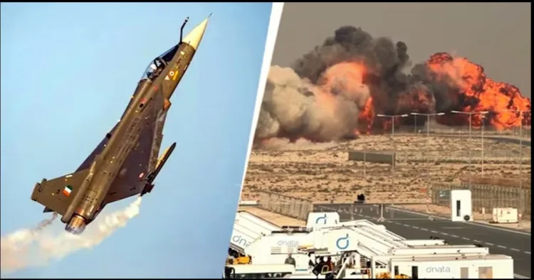 Bubai Air Show Tejas crash