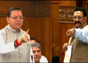 CM Dhami strong response to congress over tomb demolition