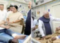 आप नेता सौरभ भारद्वाज ने गलत जानकारी के साथ यह फोटो सोशल मीडिया पर साझा की।