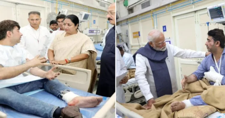 आप नेता सौरभ भारद्वाज ने गलत जानकारी के साथ यह फोटो सोशल मीडिया पर साझा की।