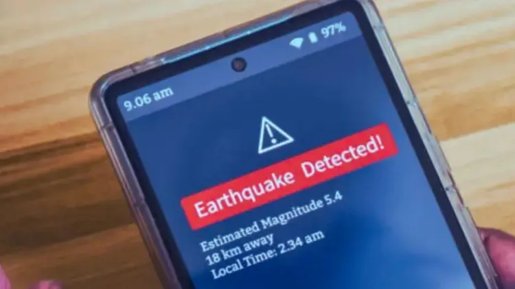 Earthquake alert