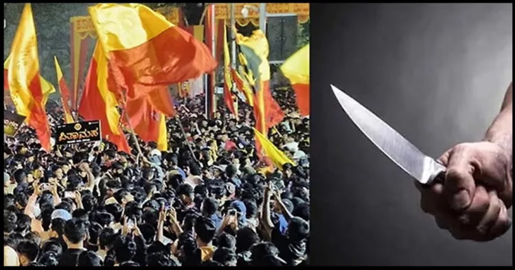 Karnataka belgavi Knife attack