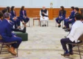 PM मोदी की चैंपियन से मुलाकात