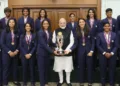 PM Modi meets women’s cricket team