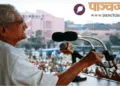 सभा को सम्बोधित करते हुए श्री दत्तोपंत ठेंगड़ी। (फाइल चित्र)