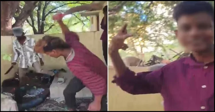 migrant worker bruttly attacked by goons