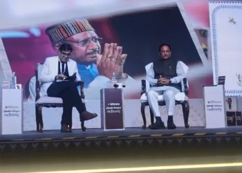 पाञ्चजन्य के संपादक श्री हितेश शंकर जी के साथ छत्तीसगढ़ के मुख्यमंत्री श्री विष्णु देव साय जी