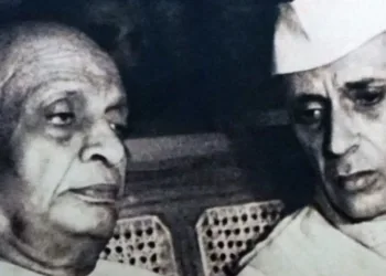 सरदार पटेल और जवाहरलाल नेहरू