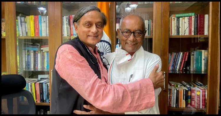 Shashi Tharoor Supports Digvijay Singh