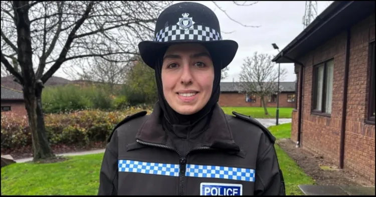 UK Police Magnetic Hijab