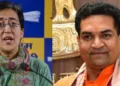 आप नेता आतिशी और भाजपा नेता कपिल मिश्रा