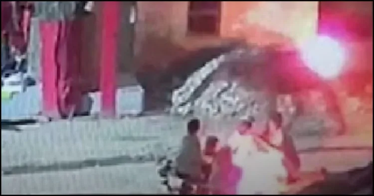 bull fire in rajasthan