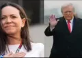 Corina machado meets trump