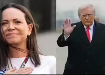 Corina machado meets trump