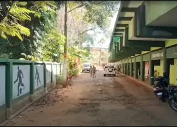 इसी हॉस्टल में रहती थीं दोनों एथिलीट्स (फोटो साभार: दैनिक भास्कर)