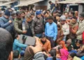 निशांत की हत्या के बाद इलाके में तनाव व्याप्त है।
