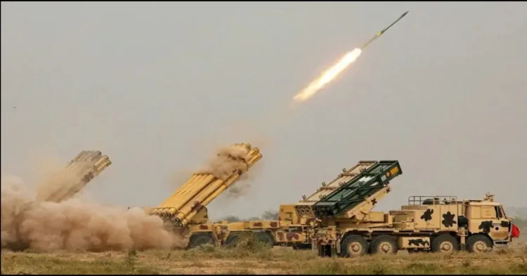 Pinaka Multibarrel Rockets